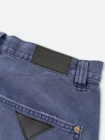 DAMAGED PATCH WHITE SKINNY DENIM: Damaged patch white skinny denim
