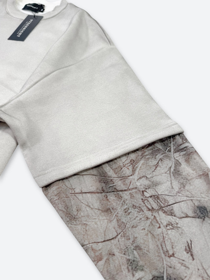 SHADOW LEAF SMOKE CAMO LONG TEE：シャドウ リーフ スモーク カモ ロングTシャツ