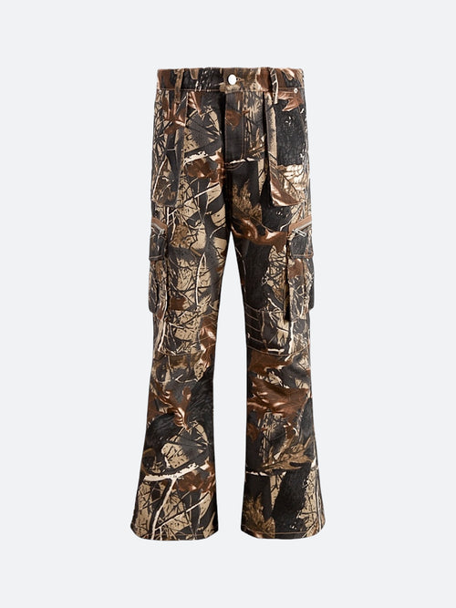 FOREST TWIG SHADOW BAGGY PANTS: Forest Twig Shadow Baggy Pants