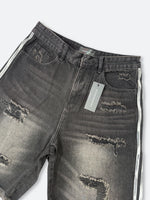 CROSS PATCH VINTAGE SHORT DENIM: Cross patch vintage short denim