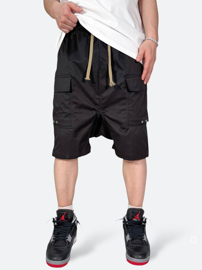 SHADOW LURK PHANTOM DRAPE SHORTS：シャドウ ラーク ファントム ドレープ ショーツ