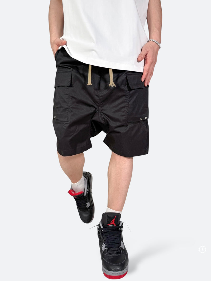 SHADOW LURK PHANTOM DRAPE SHORTS：シャドウ ラーク ファントム ドレープ ショーツ