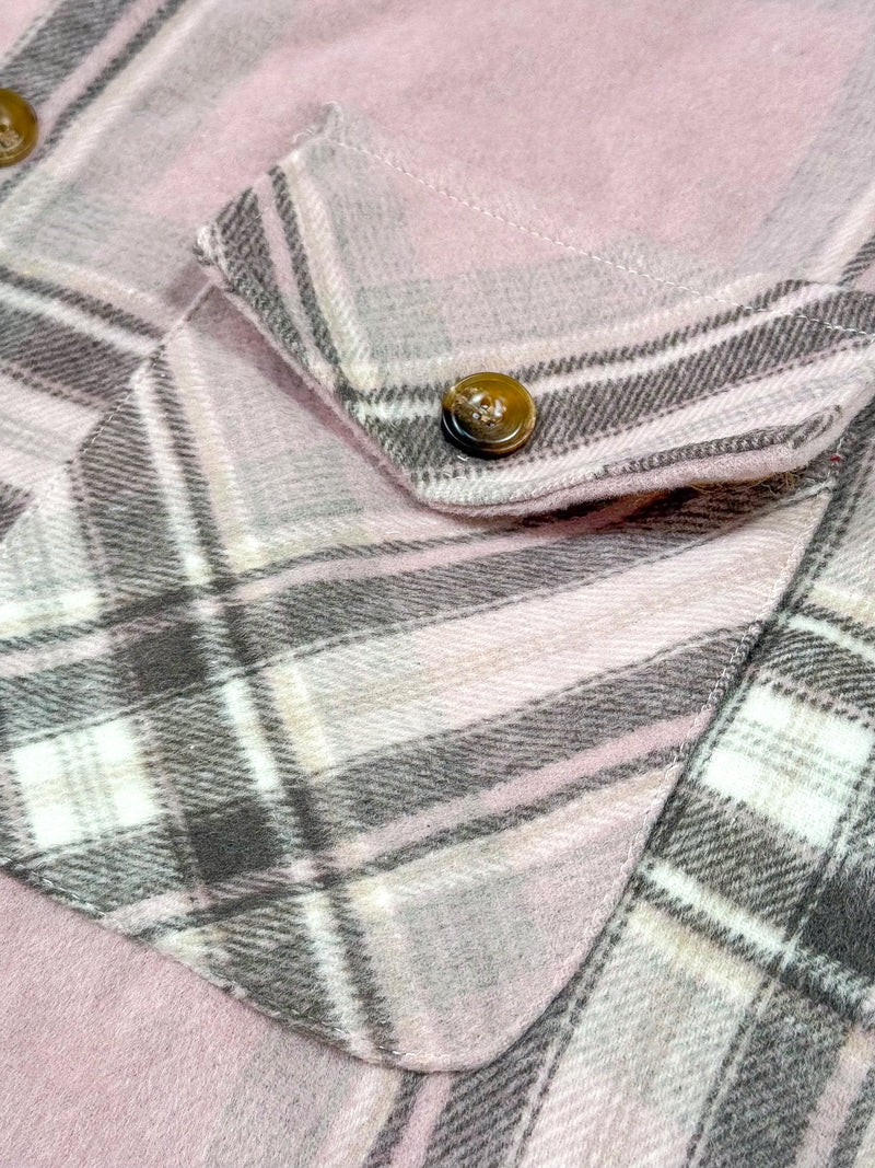 DUSK PLAID FLANNEL SHIRT：ダスクプレイドフランネルシャツ