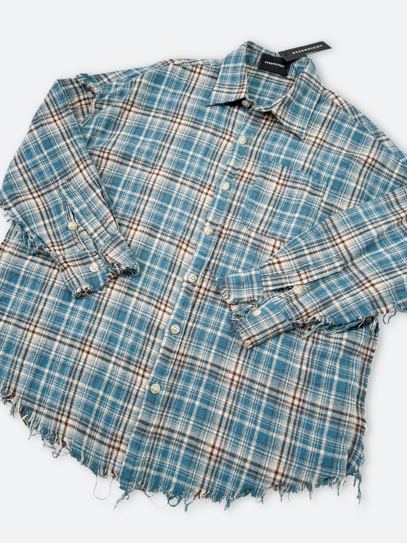 THREADBARE FLANNEL SHIRT：スレッドベアフランネルシャツ