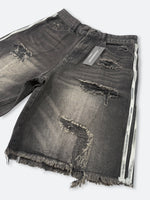 CROSS PATCH VINTAGE SHORT DENIM: Cross patch vintage short denim