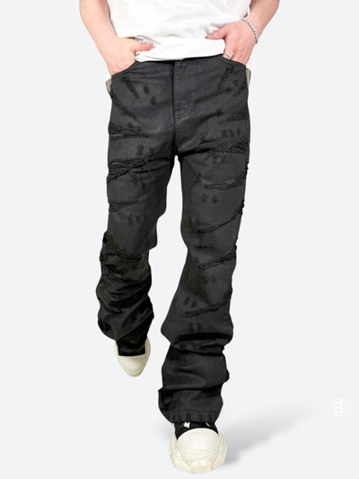 RAVAGE SHADOW PATINA FLARE DENIM