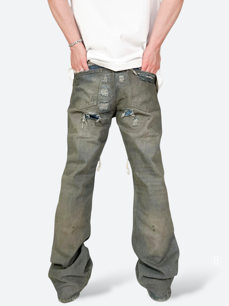 RESTORED VINTAGE REPAIR FLARE DENIM：リストアード ヴィンテージ