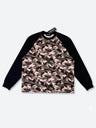 ROSE HAZE CAMO RAGLAN L/S TEE：ローズ ヘイズ カモ ラグラン ロングスリーブ Tシャツ