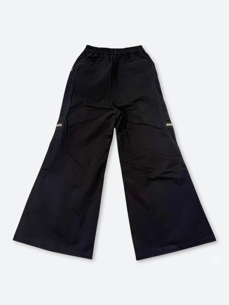 SHADOW AIR METAL ZIP FLARE PANTS：シャドウエア メタルジップ フレア