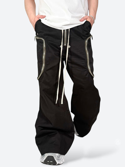 SHADOW AIR METAL ZIP FLARE PANTS：シャドウエア メタルジップ フレア パンツ