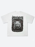 SILVER CLAW FANGS GRAPHIC TEE：シルバー クロー ファングス グラフィック Tシャツ