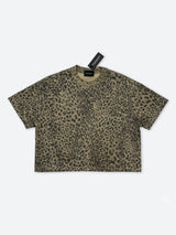 SMOKE ASH LEOPARD BOXY TEE：スモーク アッシュ レオパード ボクシー Tシャツ