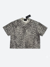 SMOKE ASH LEOPARD BOXY TEE：スモーク アッシュ レオパード ボクシー Tシャツ