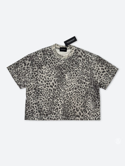 SMOKE ASH LEOPARD BOXY TEE：スモーク アッシュ レオパード ボクシー Tシャツ