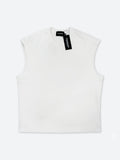 SOFT DRAPE SLEEVELESS BOXY TEE：ソフト ドレープ スリーブレス ボクシー Tシャツ