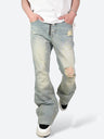 VICE CRUSH ZIPBLAZE FLARE DENIM：ヴァイス クラッシュ ジップブレイズ フレア デニム