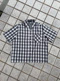 VINTAGE ASH PLAID BOXY SHIRT：ヴィンテージ アッシュ プレイド ボクシー シャツ