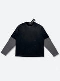 VINTAGE WASH FLECK LAYERED TEE