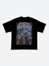 VIOLET SHADOW NOCTURNE PARIS TEE：ヴァイオレット シャドウ ノクターン パリス Tシャツ