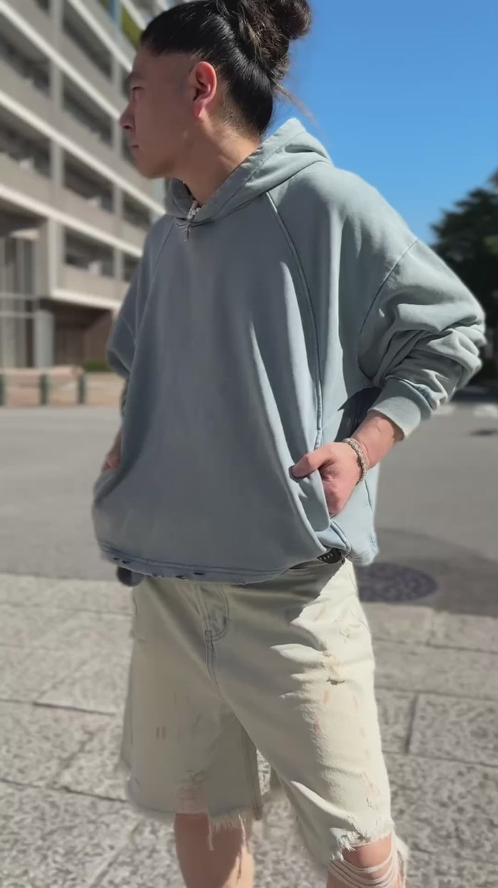 WASHEDGE VINTASH BOX HOODIE：ウォッシュエッジ ヴィンタッシュ ボックス フーディー