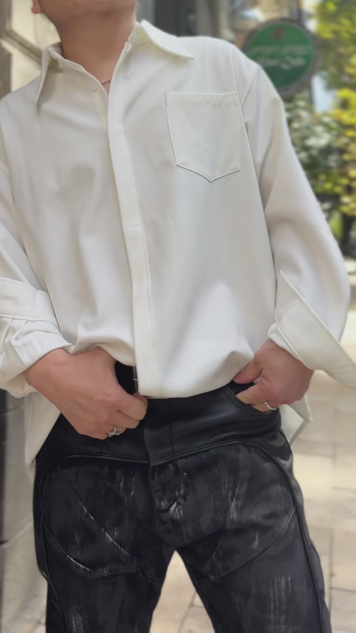 VICE SHADOW COATED ARC PANEL PANTS：ヴァイス シャドウ コーテッド アーク パネル パンツ
