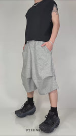 CROSS PATCH VINTAGE SHORT DENIM: Cross patch vintage short denim