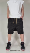 SHADOW LURK PHANTOM DRAPE SHORTS：シャドウ ラーク ファントム ドレープ ショーツ