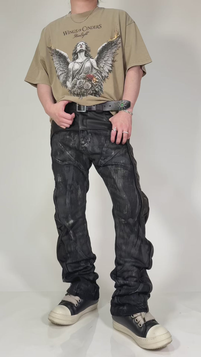 VICE SHADOW COATED ARC PANEL PANTS：ヴァイス シャドウ コーテッド アーク パネル パンツ