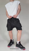CROSS PATCH VINTAGE SHORT DENIM: Cross patch vintage short denim