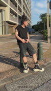 ASTRO BURST RADIANT DENIM SHORTS：アストロ バースト レイディアント デニム ショーツ