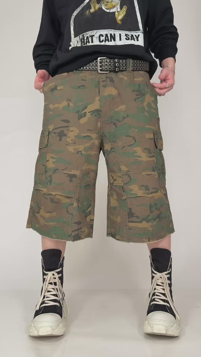GROUND FORCE CAMO RAID SHORTS：グラウンド フォース カモ レイド ショーツ