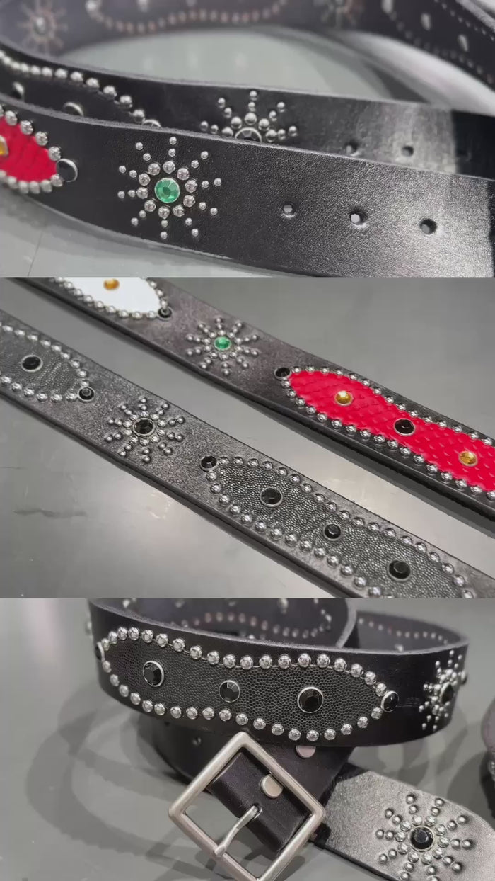 BLACKPYRE CRIMSON WESTERN GEM BELT：ブラックパイア クリムゾン ウエスタン ジェム ベルト