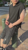 SLEEVELESS SWAG TANK: Sleeveless Swag Tank 