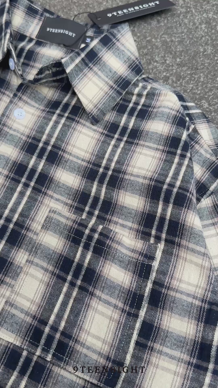 ASHGRID TARTAN PLAID SHIRT：アッシュグリッド タータン プレイド シャツ