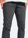 WIND ZIPPER WORK FLARE PANTS: Wind zipper work flare pants